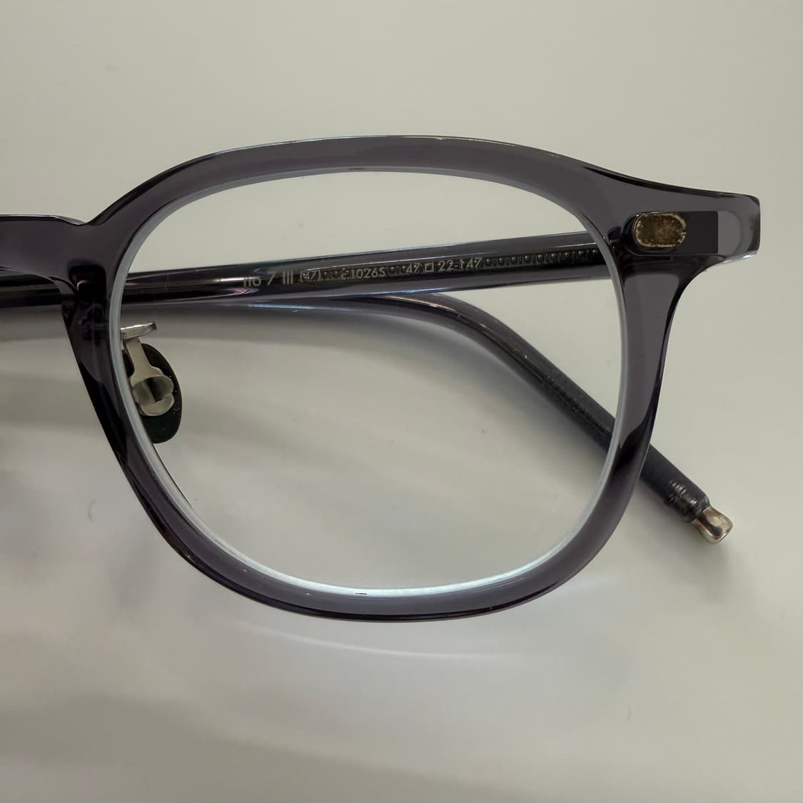 텐아이반 No.7(47사이즈) 그레이 안경 팝니다(c1026s) 상품이미지2