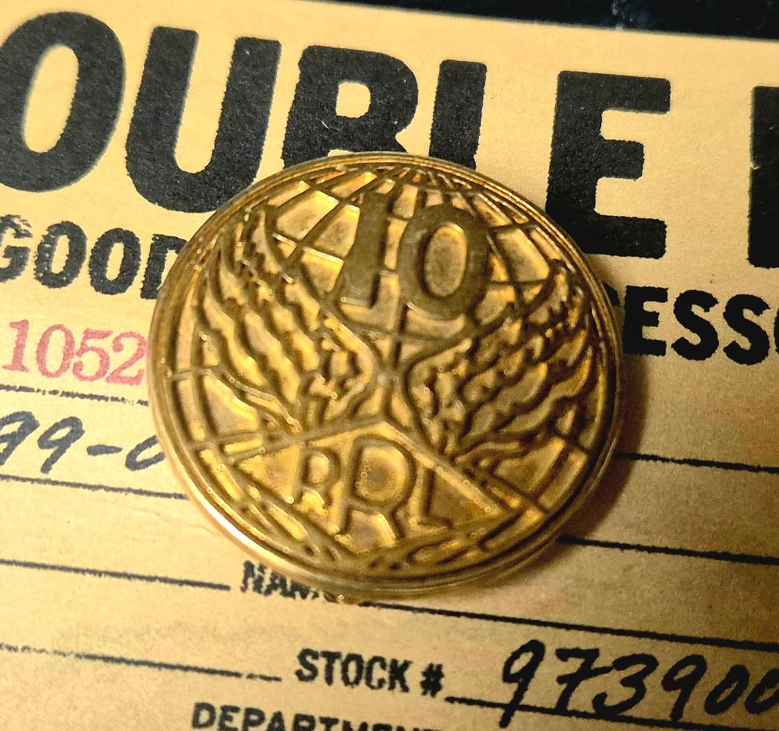 RRL 더블알엘 오모테산도 10주년 브로치 뱃지 핀 상품이미지2