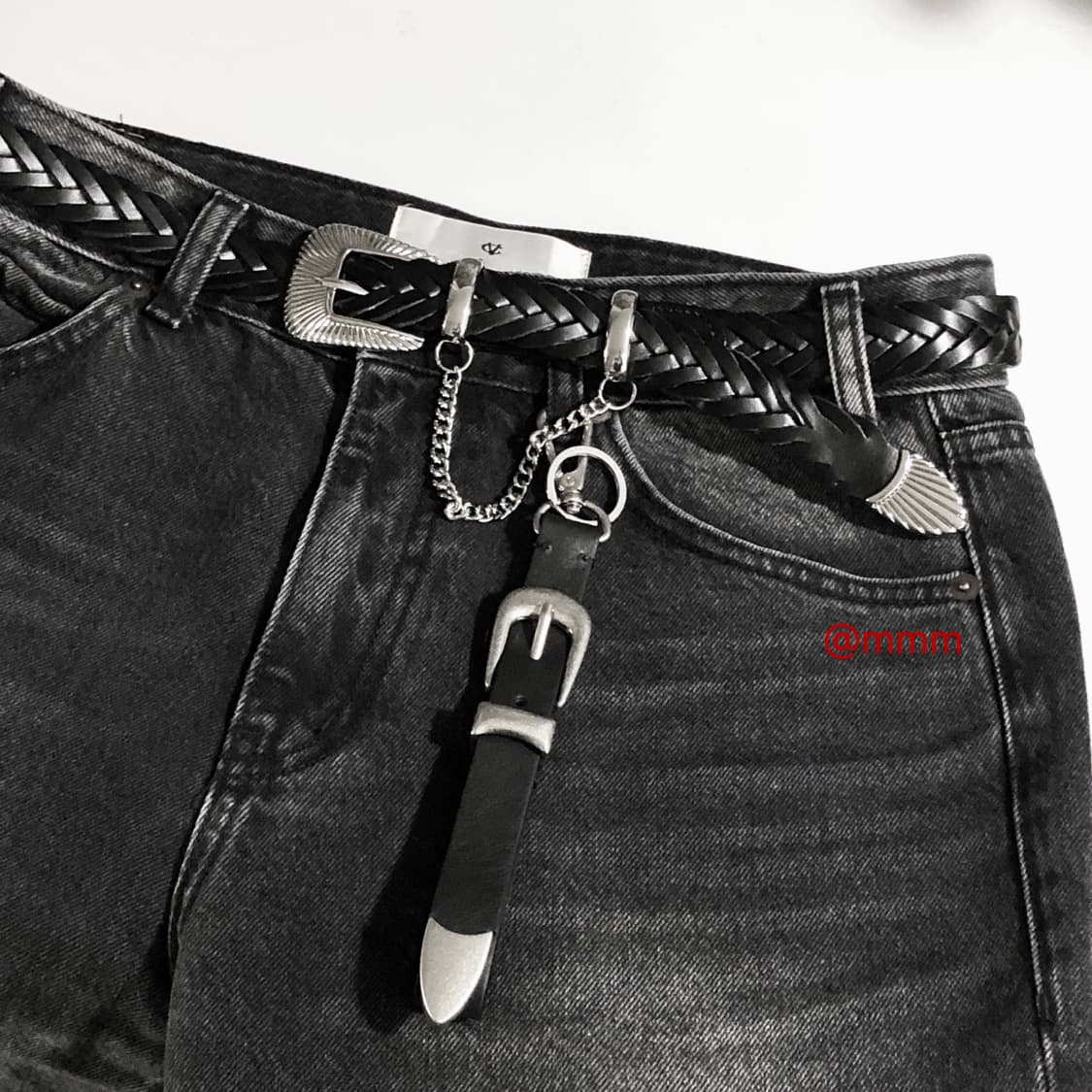 [Unisex] 웨스턴 체인 메쉬벨트 상품이미지3