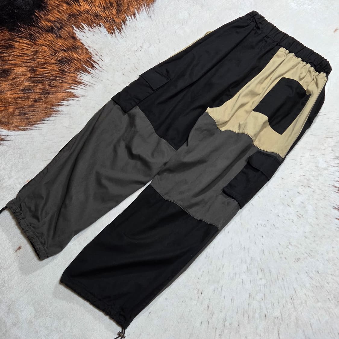 빈티지 패치워크 카고 벌룬팬츠 상품이미지4