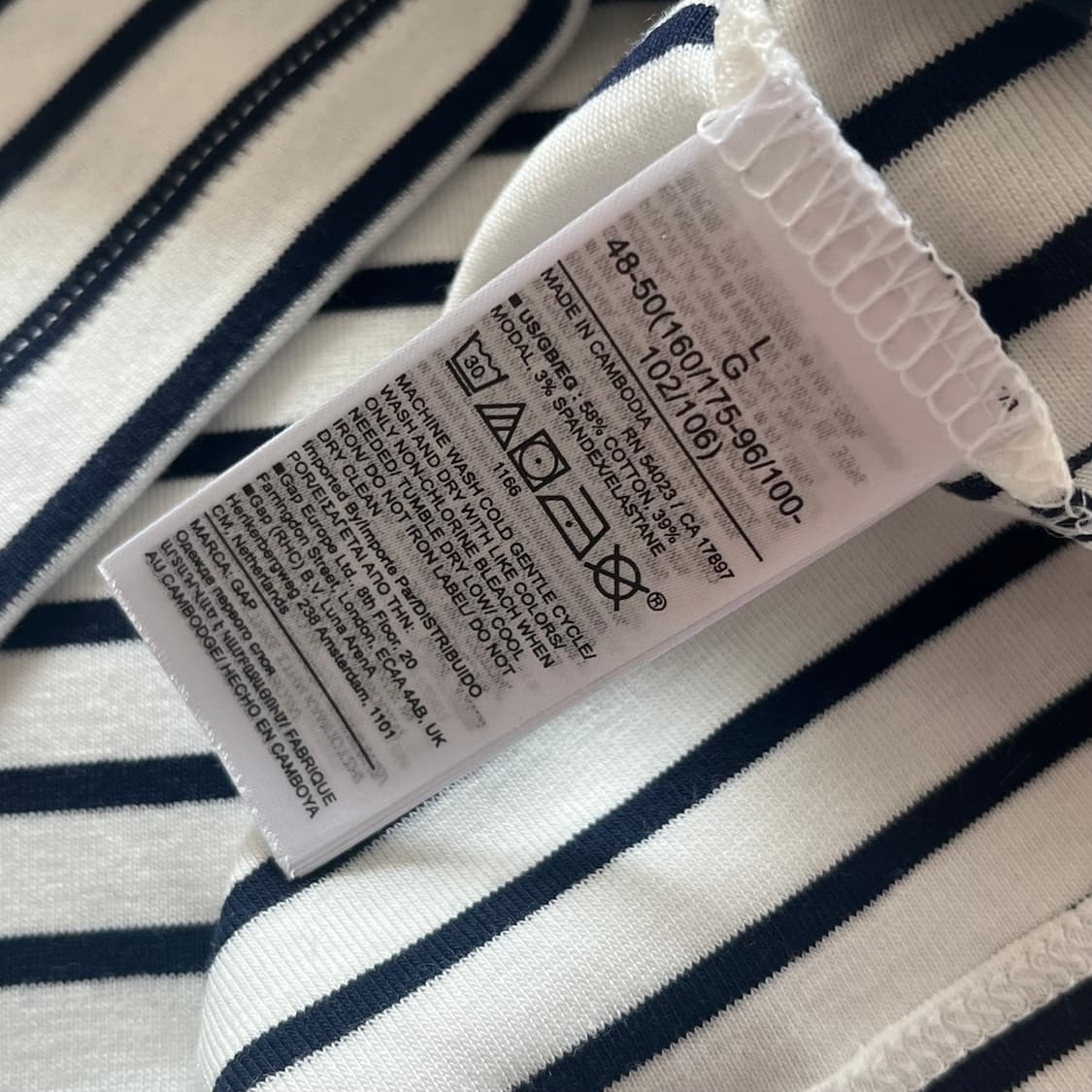 갭 단가라 슬리브리스 탑 상품이미지4