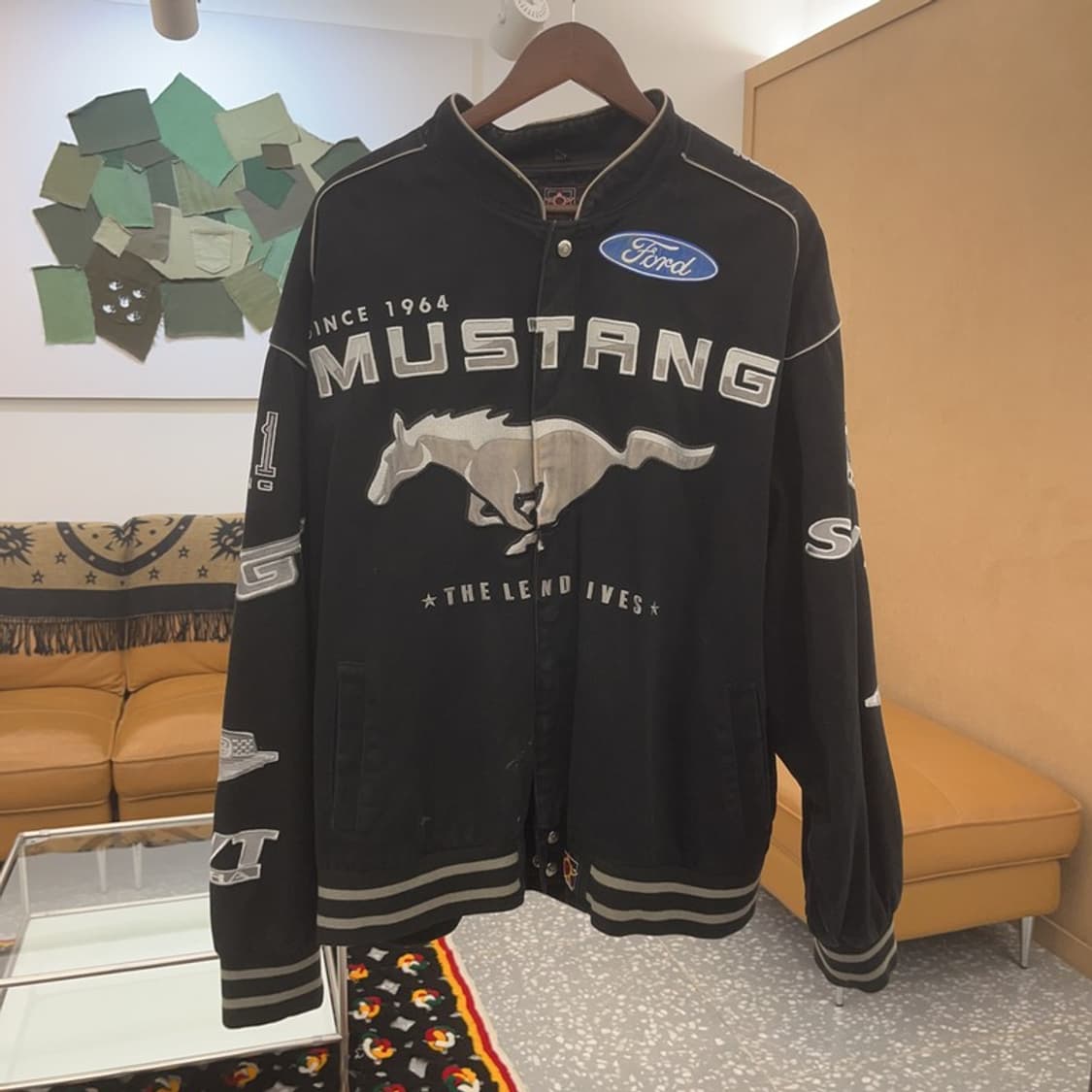 JH 디자인 제프해밀턴 머스탱 빅사이즈 레이싱 자켓 120 C06553 상품이미지3