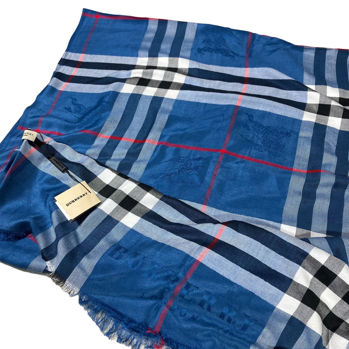 버버리 실크 캐시미어 머플러 목도리 상품이미지3