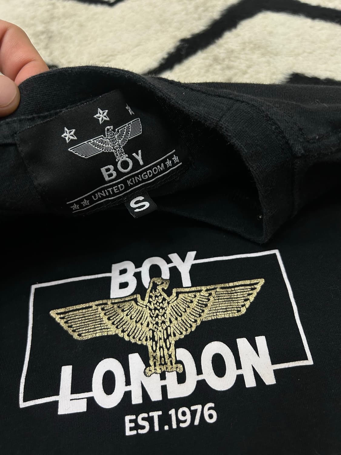 [S]Boy London 빅로고 반팔/블랙골드 상품이미지3