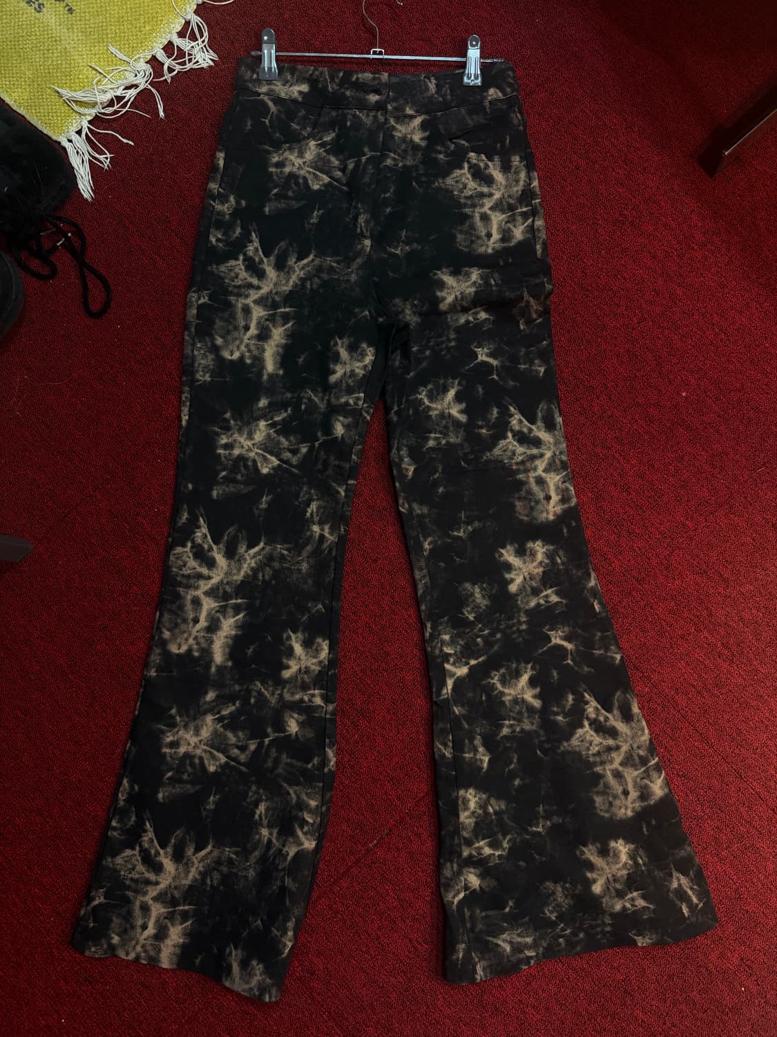 웨이브 타이다이팬츠 블랙 S 상품이미지1