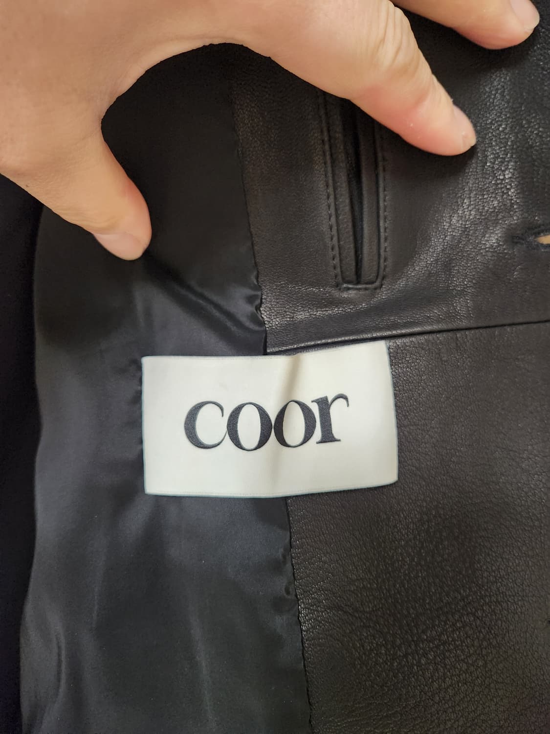 쿠어 램스킨 트러커 블랙 xl 상품이미지3