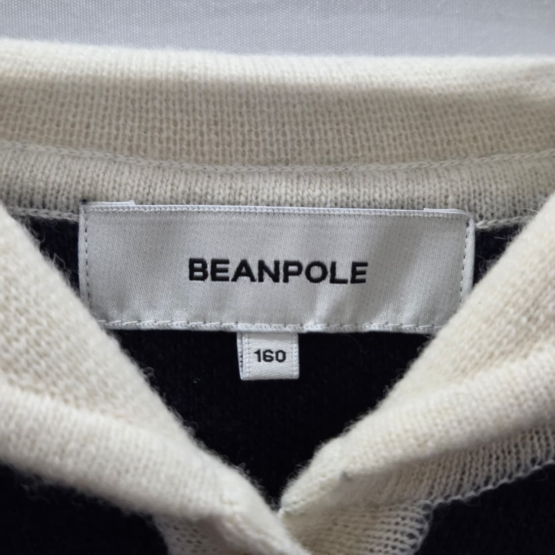 빈폴 키즈 세일러카라 캐시미어 블랜드 가디건 160 상품이미지3