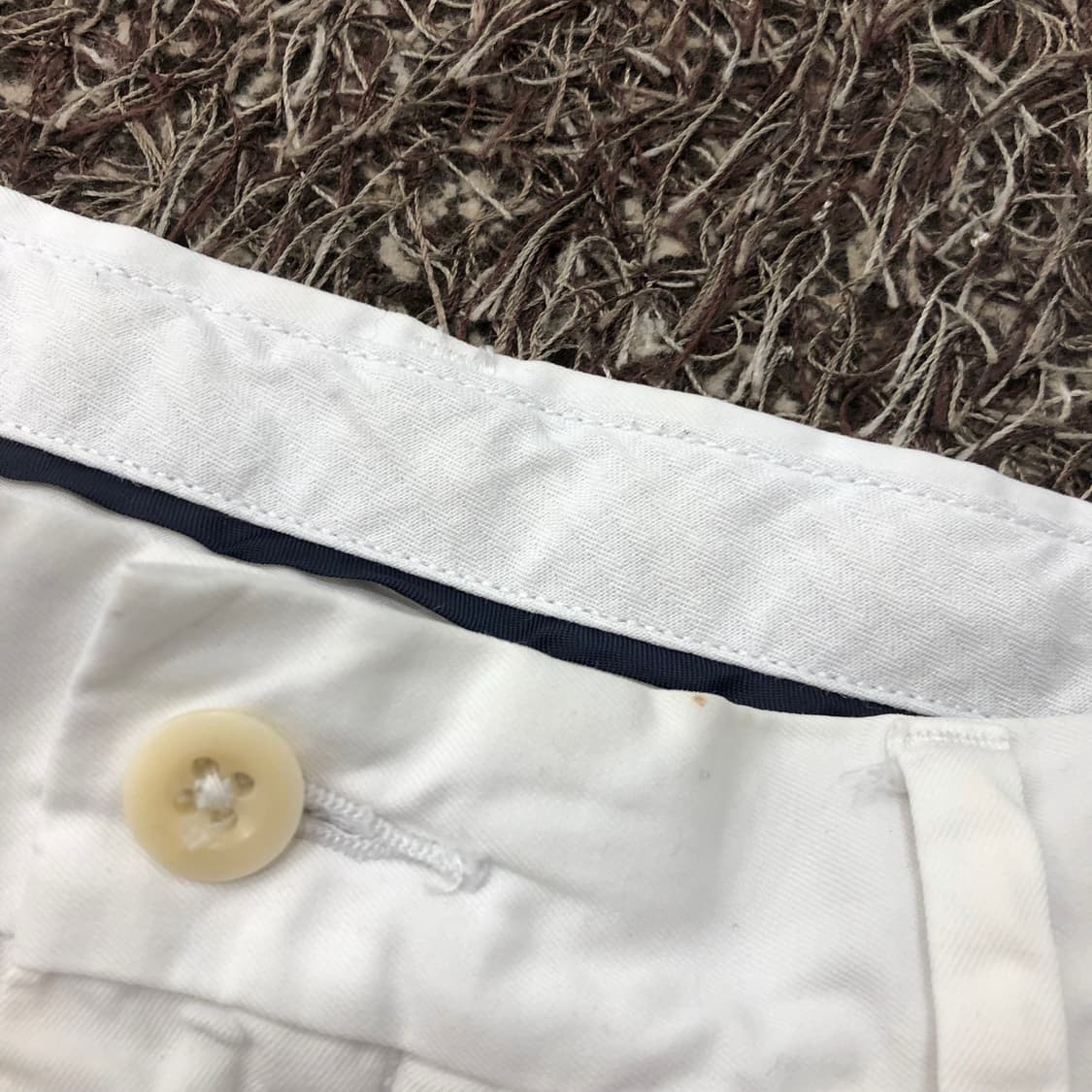 32 폴로 랄프로렌 피마 코튼 화이트 코튼 반바지 상품이미지4