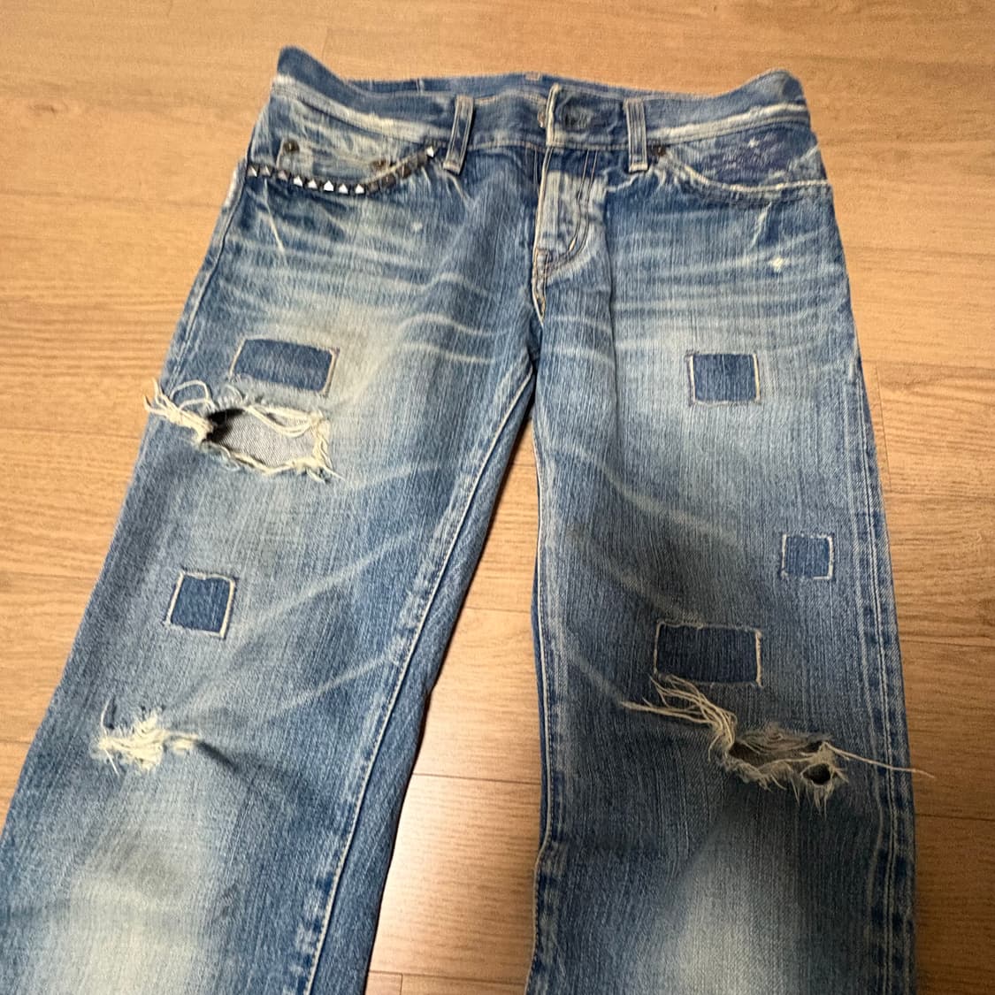 90s Hysteric glamour stud pants 상품이미지2