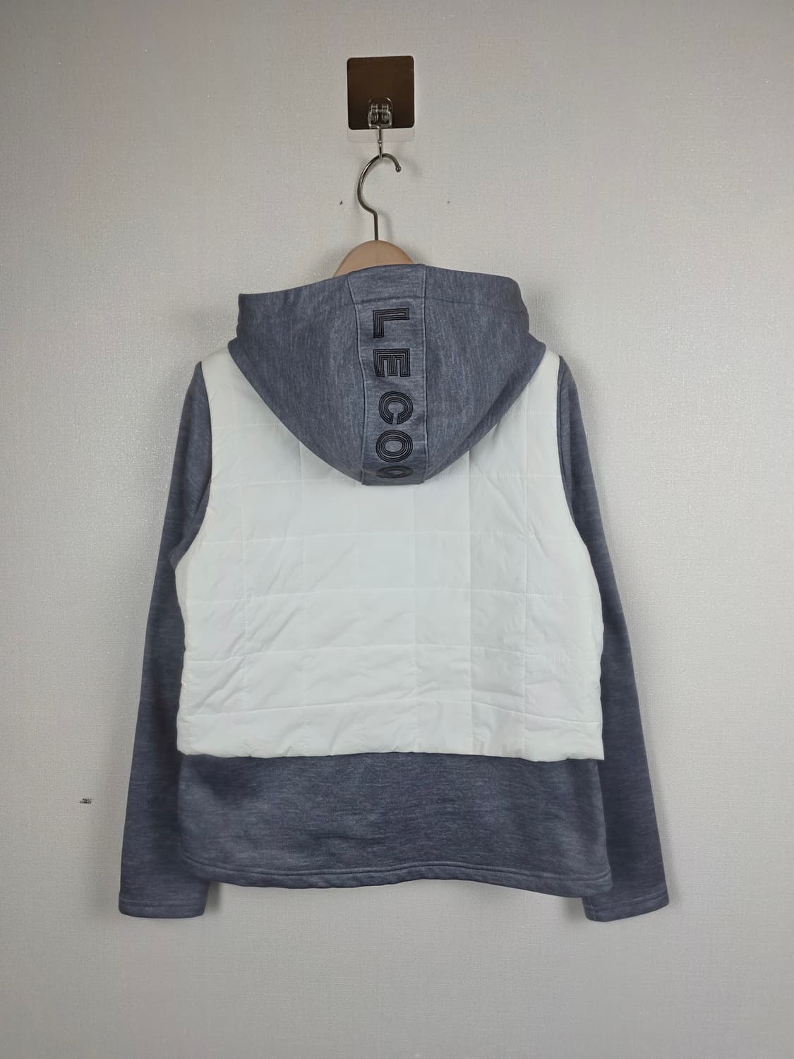 르꼬끄골프 여성 패디드 더블집업 후드 자켓 90 상품이미지2