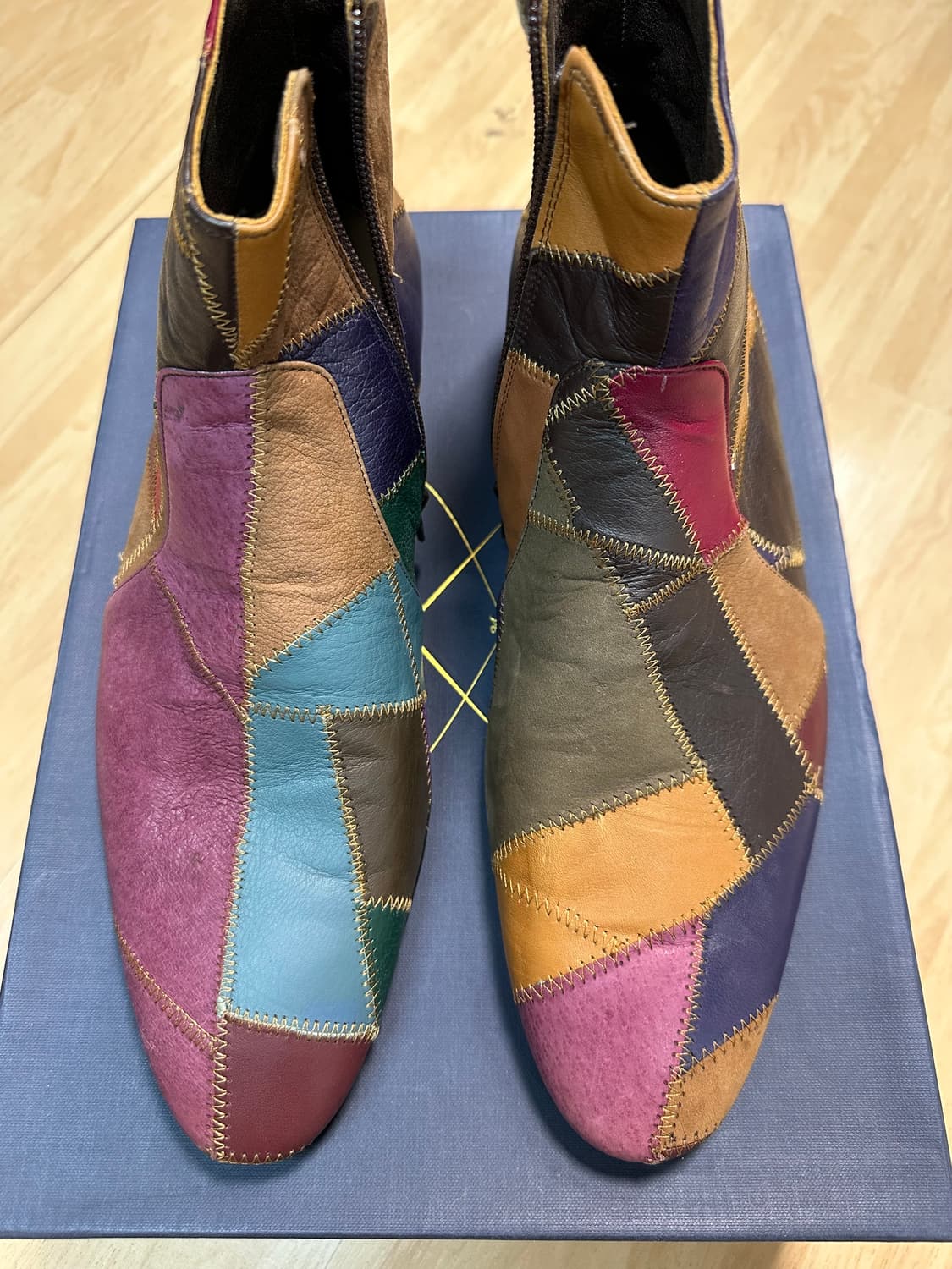 슈즈바이런칭엠 패치워크 부츠 275 상품이미지1