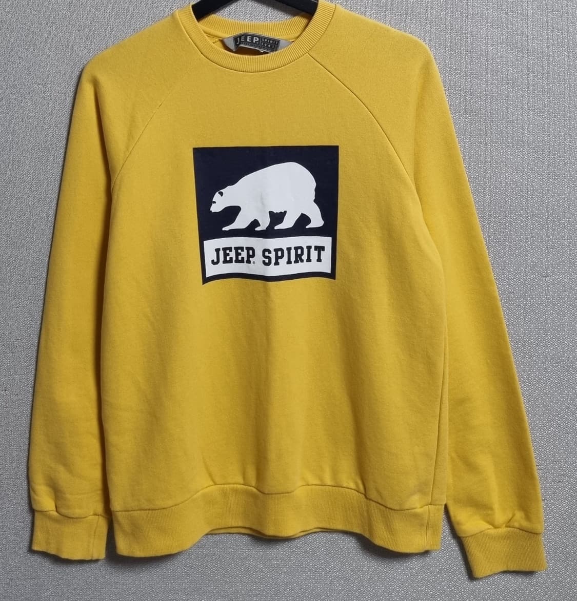 S ) JEEP 지프 옐로우 맨투맨 상품이미지1