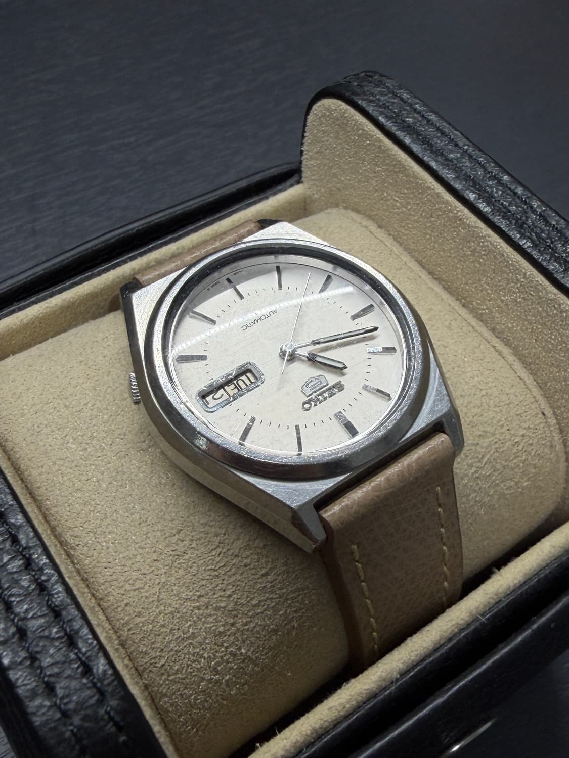 빈티지 세이코 오리지널 화이트린넨판 각러그 상품이미지5