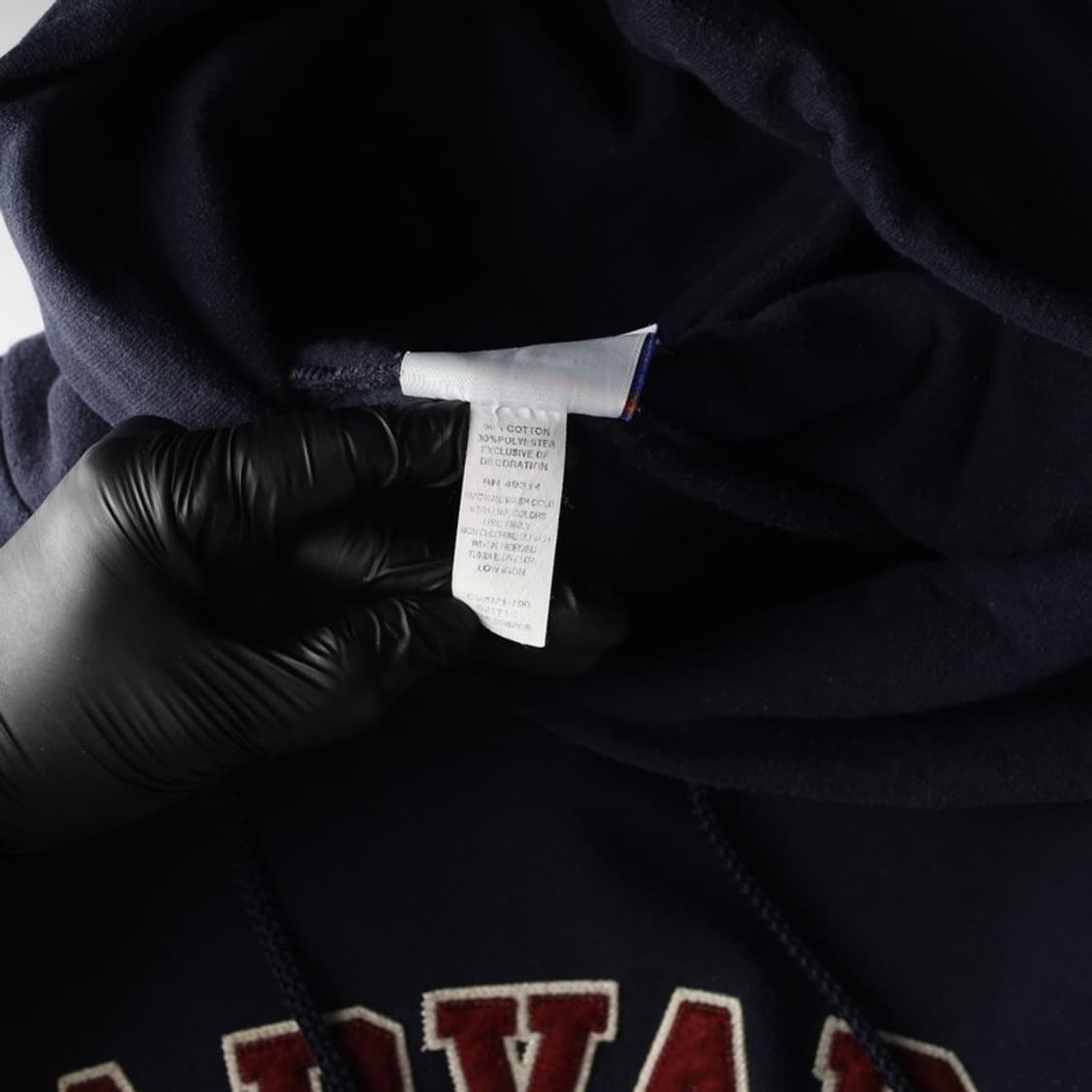 챔피온 네이비 하버드 아치 로고 후드 M 상품이미지6