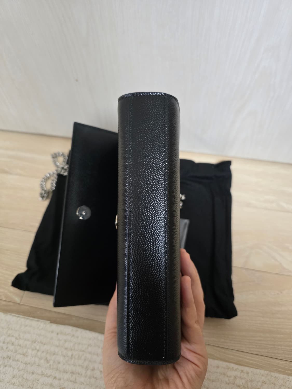 생로랑 케이트백 은장 스몰 체인백 상품이미지5