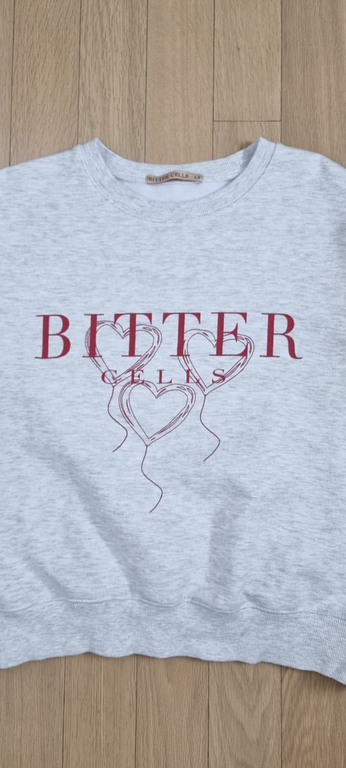 비터셀즈 하트벌룬 기모 맨투맨 1.5 size _ 여성 상품이미지3