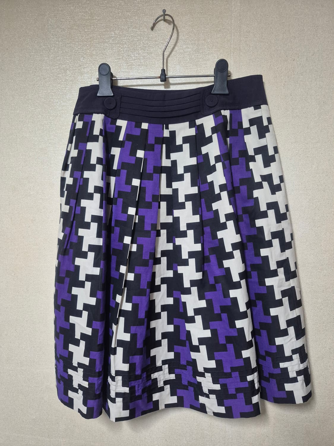 새옷 미샤 패턴 실크 스커트 상품이미지3