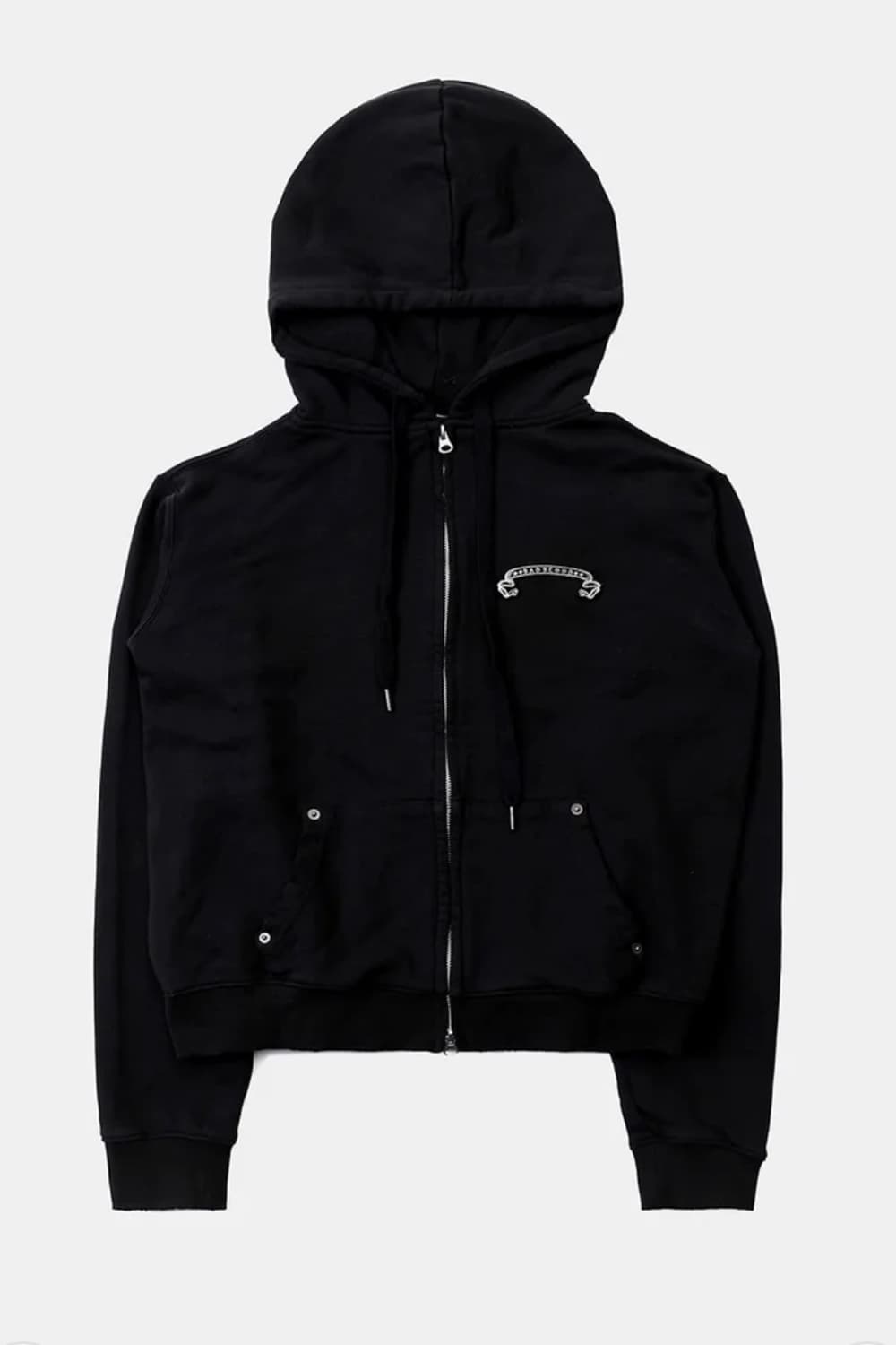 배드블러드 바이퍼 로고 후드 집업 블랙 상품이미지9