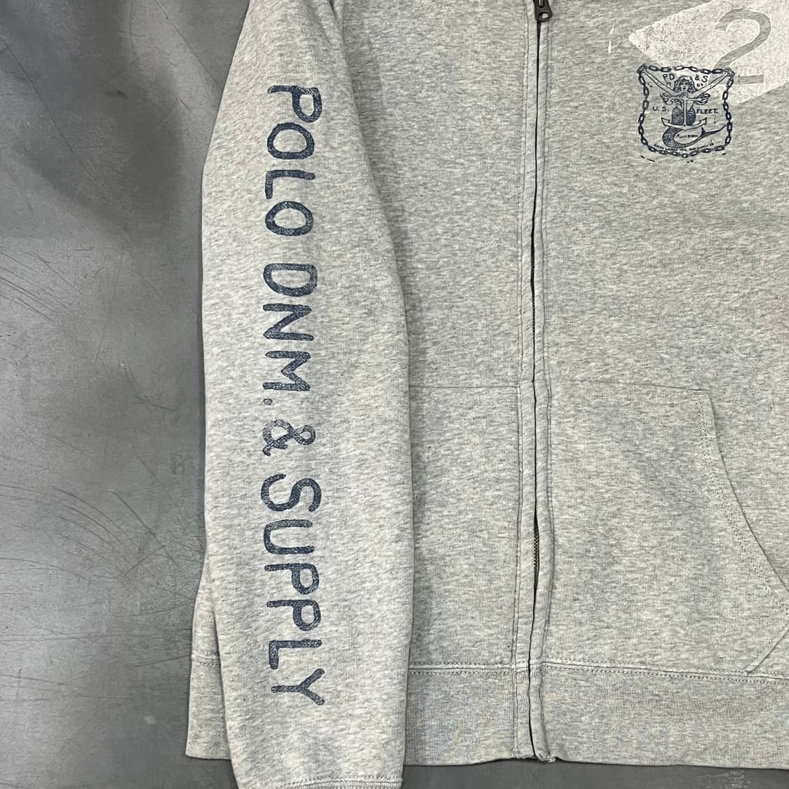  데님앤서플라이 프린팅 후드 집업 y15180 상품이미지5