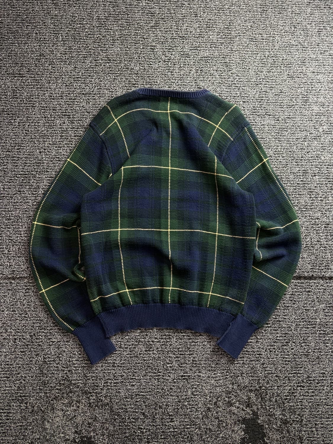 폴로 랄프로렌 포니로고 블랙 와치 체크 스웨터 2977 상품이미지4