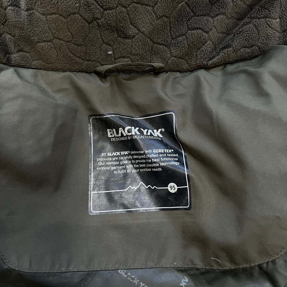 95) 블랙야크 고어텍스 구스다운 패딩점퍼 거위털 패딩 상품이미지6