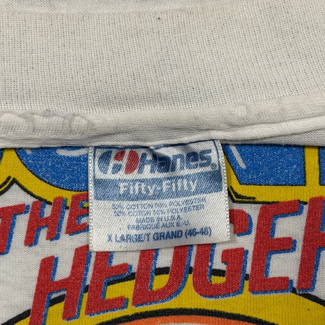 빈티지 90s 세가 소닉 티셔츠 상품이미지9