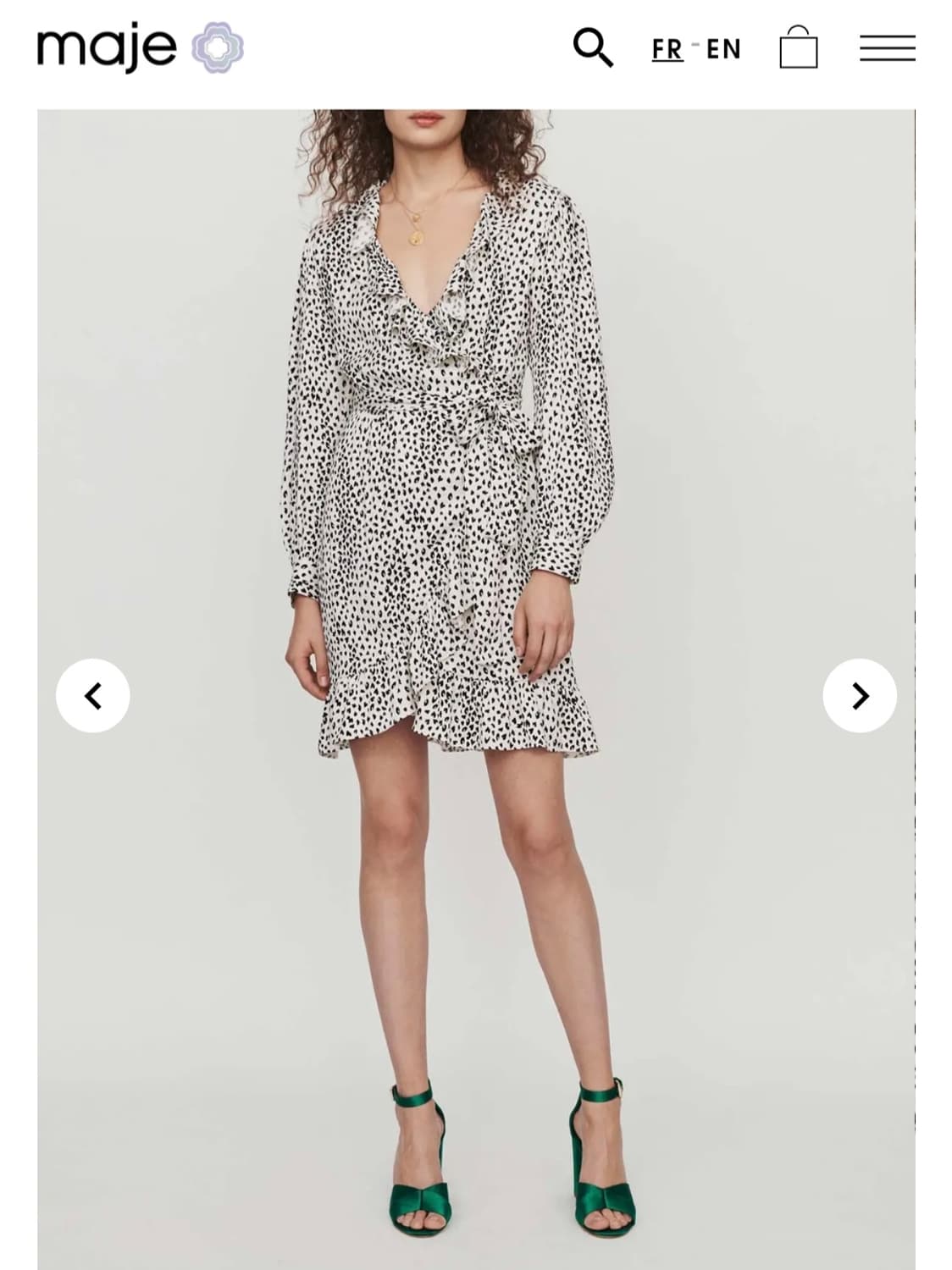 maje 마쥬 랩 원피스 상품이미지8