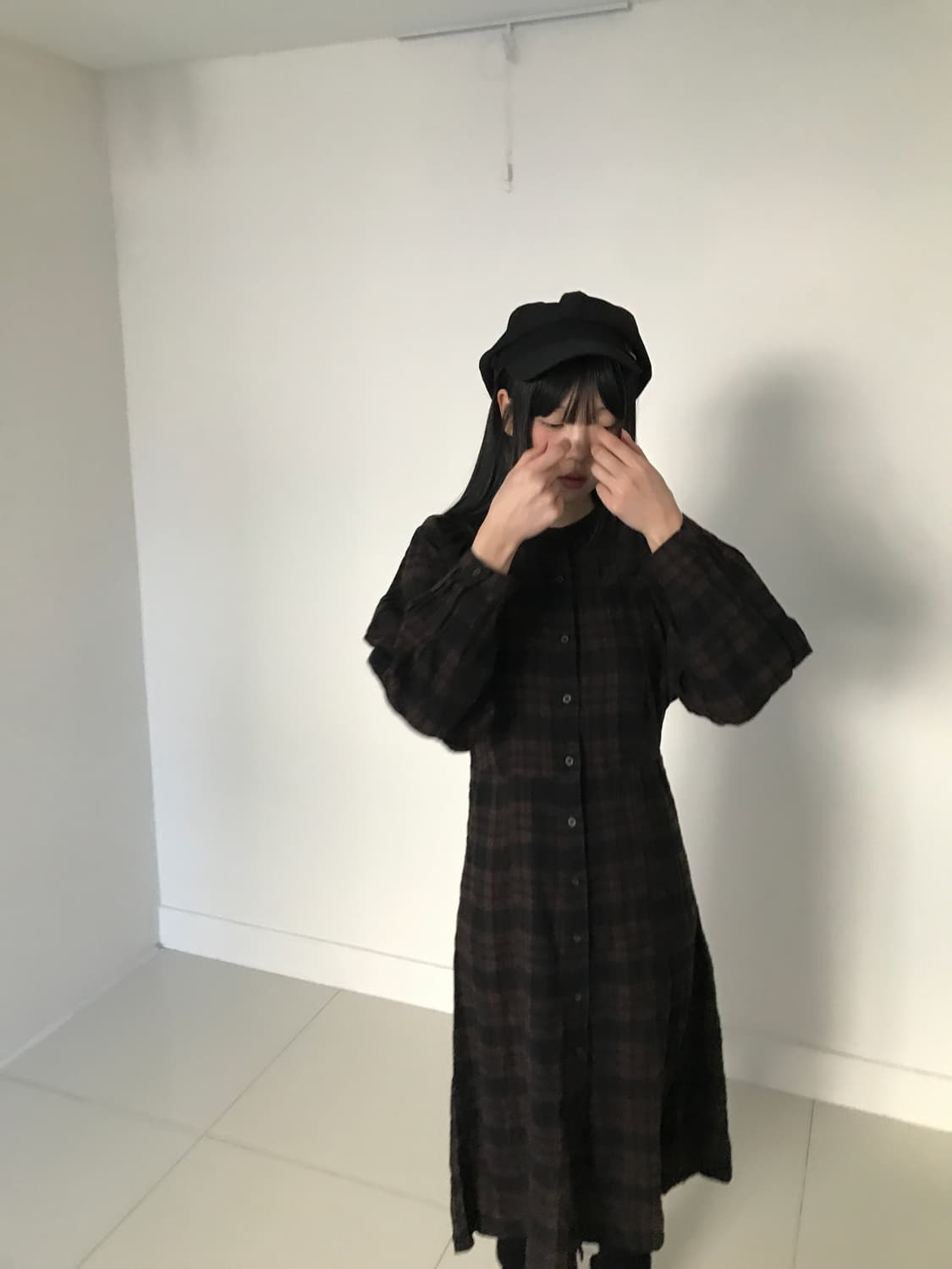 Check shirts dress 상품이미지10