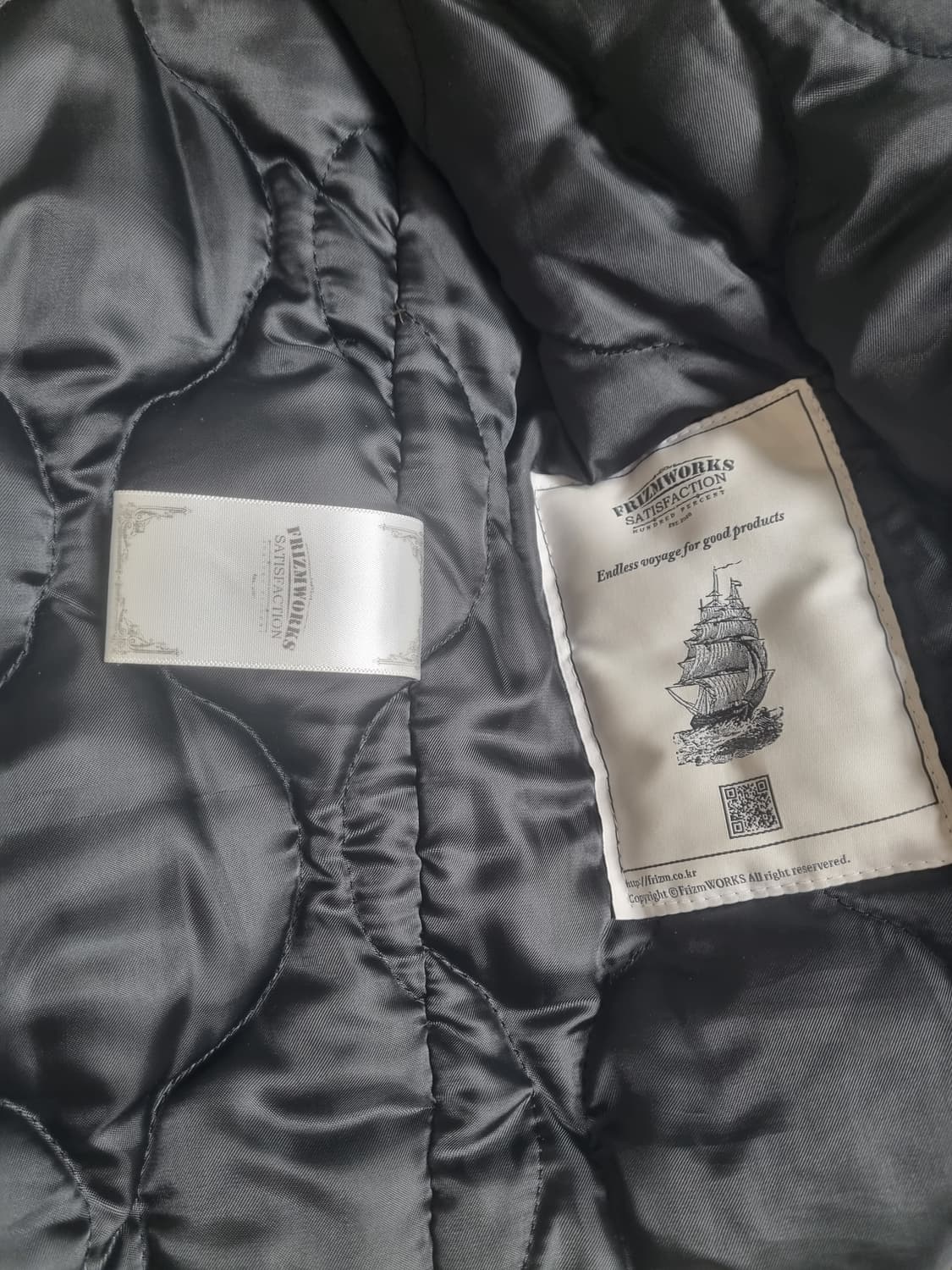 프리즘웍스 덱자켓 카키색 XL사이즈 상품이미지4