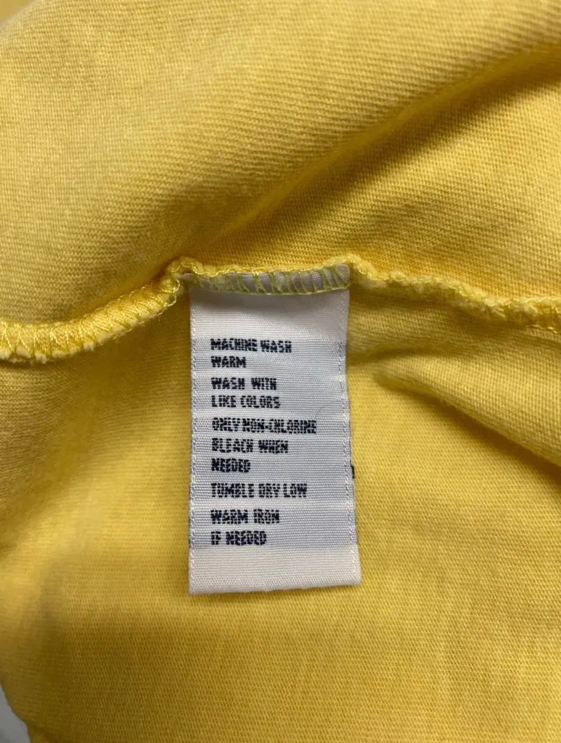 폴로 랄프로렌 머스터드 라운드 티셔츠 S 상품이미지5
