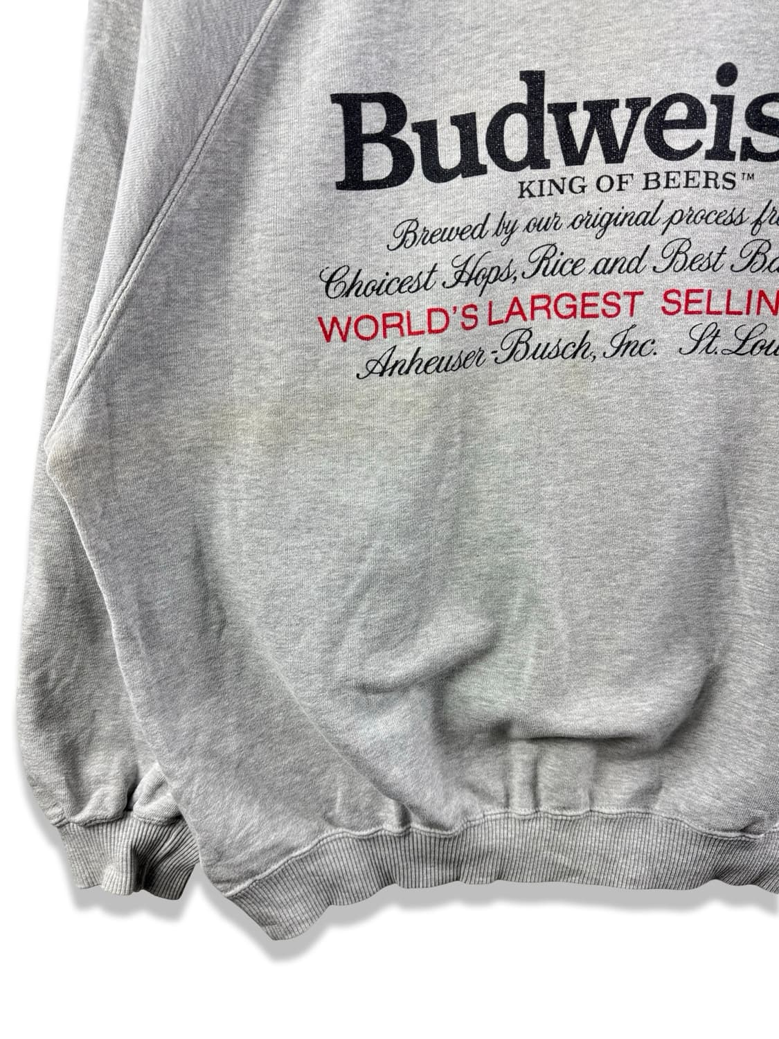 90s 버드와이저 스웻셔츠2460 상품이미지3