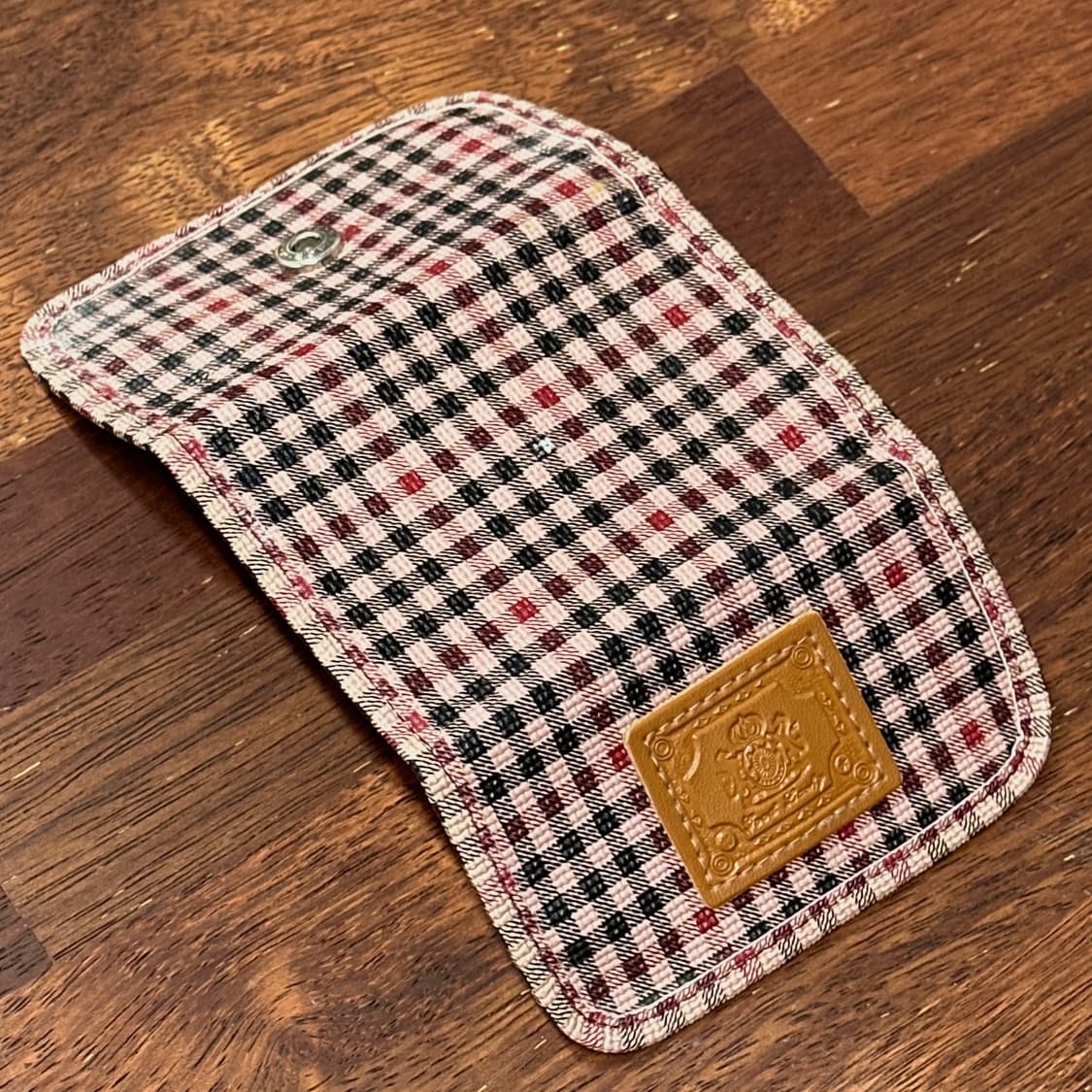 일본 빈티지 체크 차키 키링지갑  시티보이 스트릿 보헤미안 열쇠고리 상품이미지2