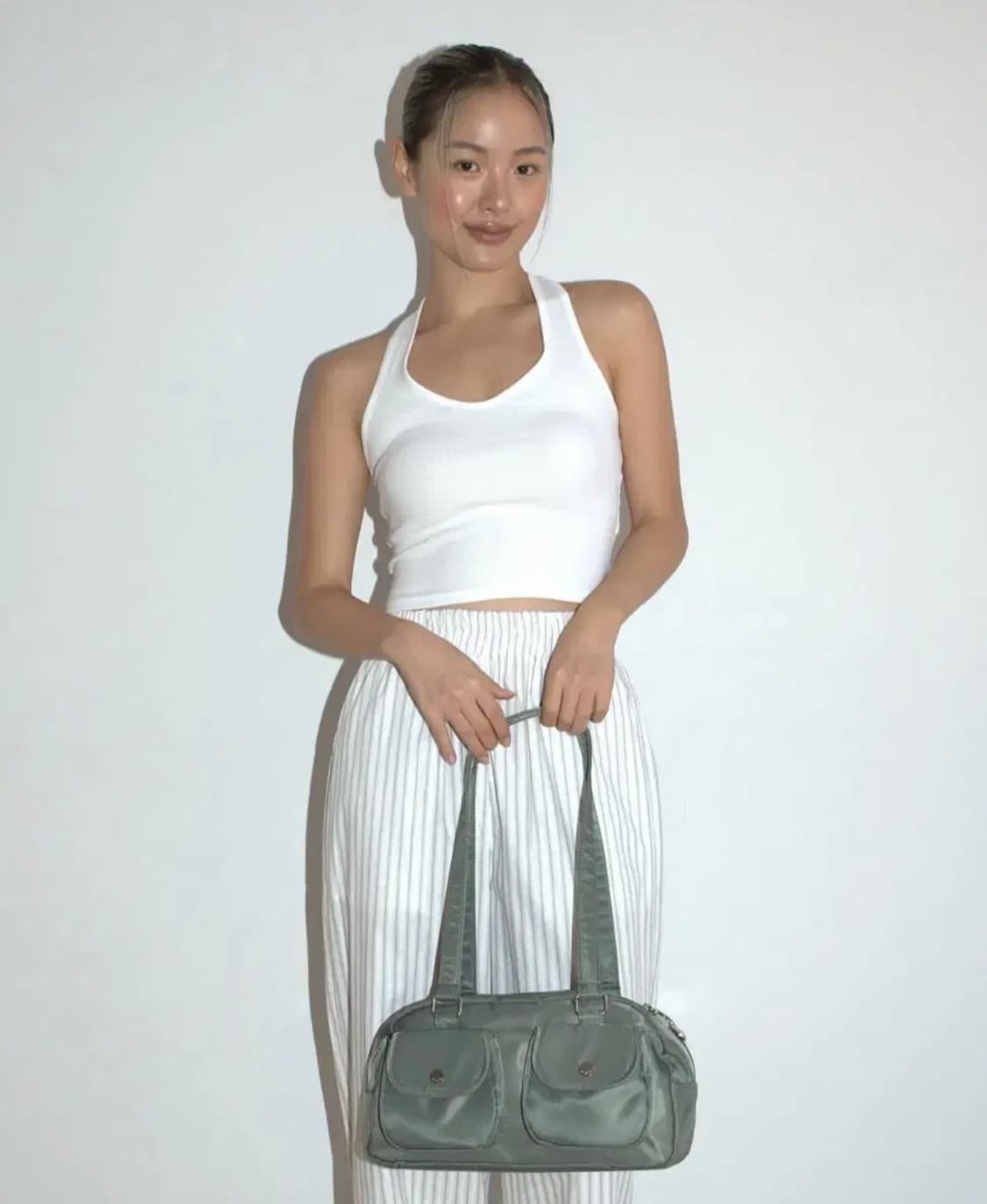 큘 포켓백 카키색 상품이미지2