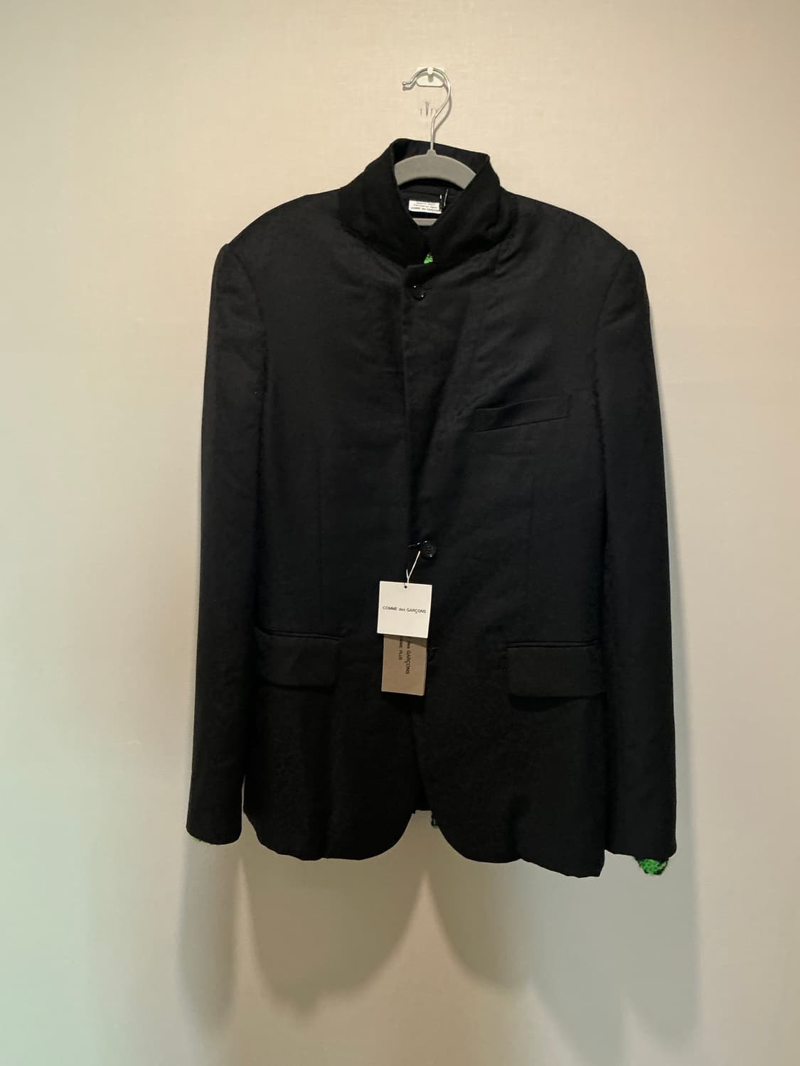 꼼데가르송 옴므 플러스 2021 니트 도킹 자켓 상품이미지1