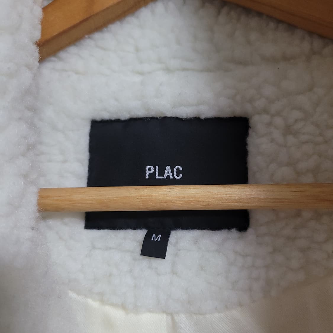 (M) PLAC 플랙 아이보리 뽀글이 양털 자켓 점퍼 상품이미지3