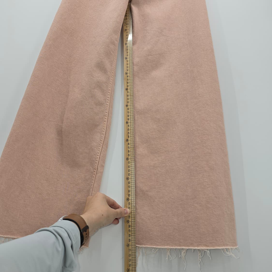 자라 핑크 와이드 데님 팬츠 24 상품이미지5