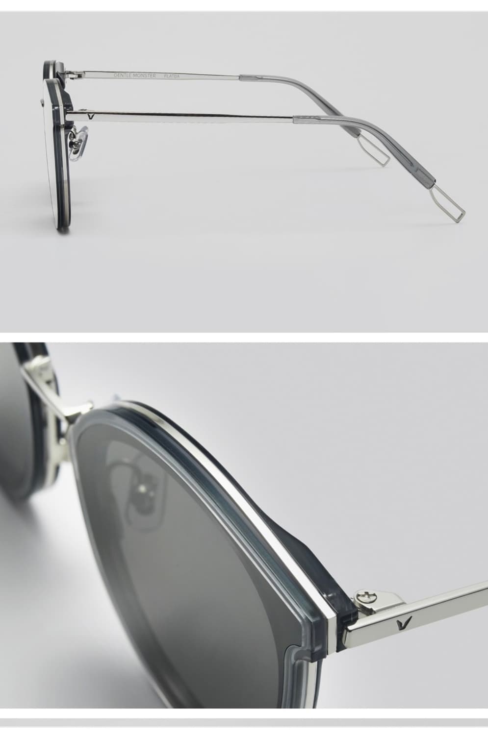 젠틀몬스터) 멀린 G1 그레이색상 여성선글라스(윤아,유인나착용)거의새것 상품이미지4