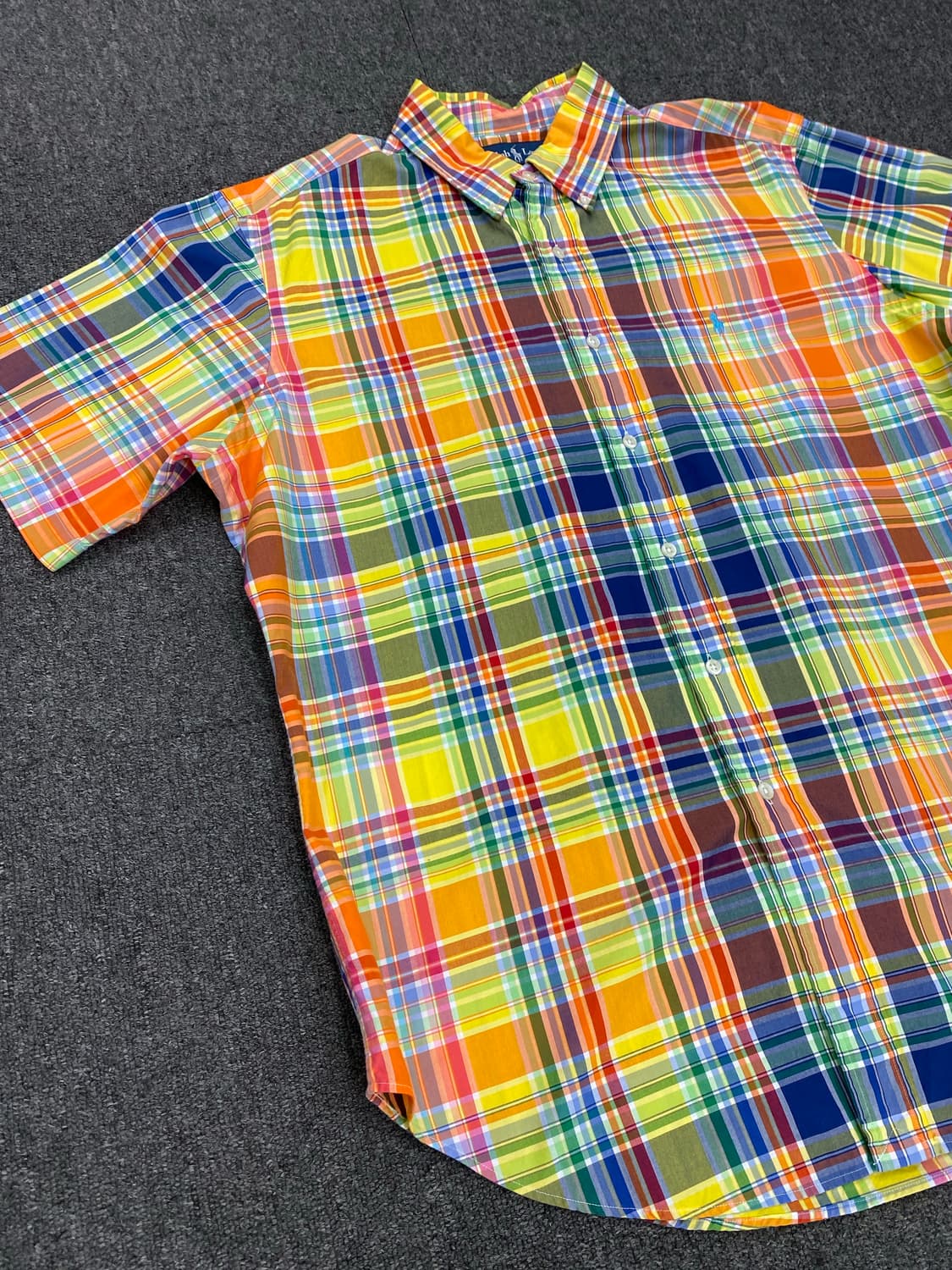 Polo 폴로 랄프로렌 체크 반팔 셔츠 상품이미지4