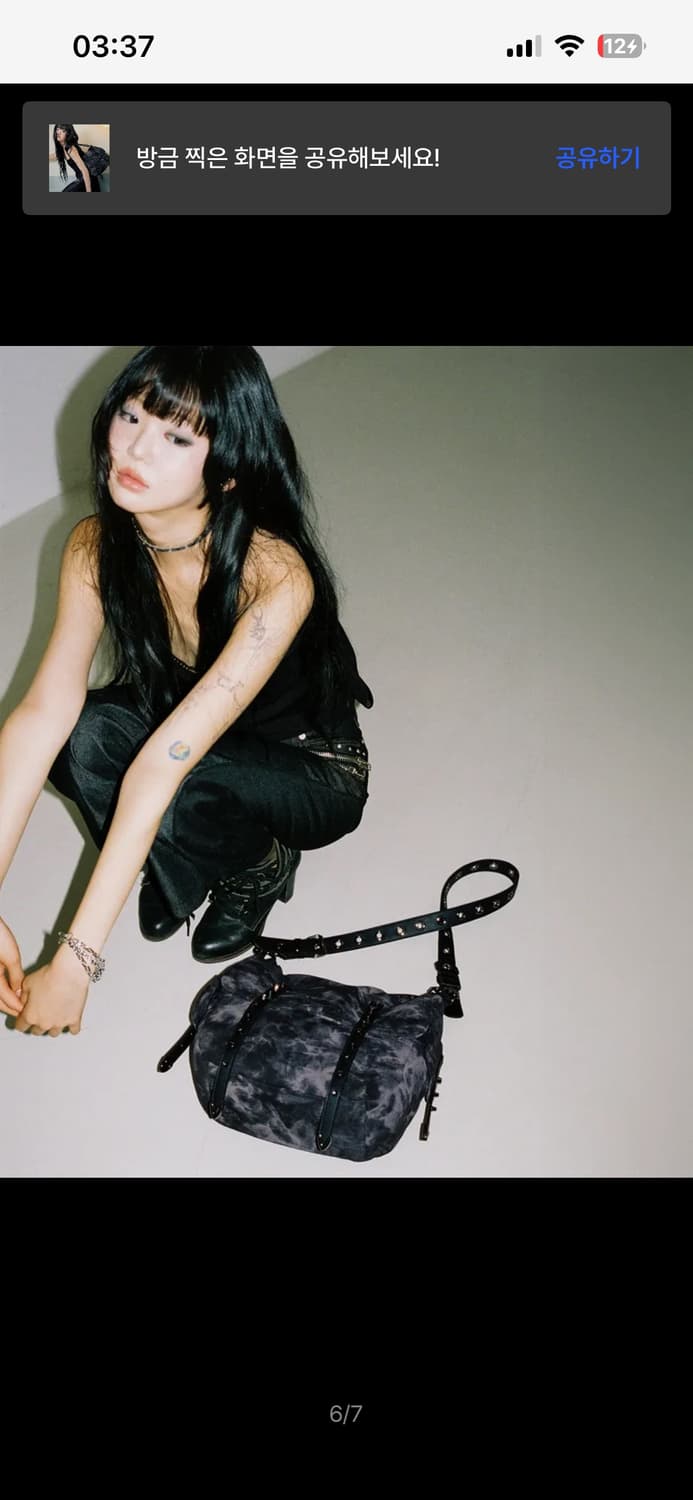 닐링 스터드 숄더 백 가방 2way 상품이미지2