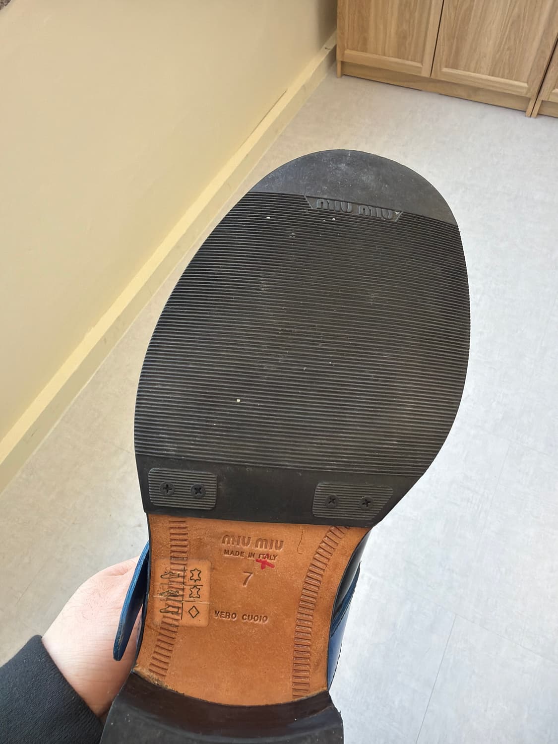 2000s 미우미우 벨크로 더비슈즈 상품이미지5