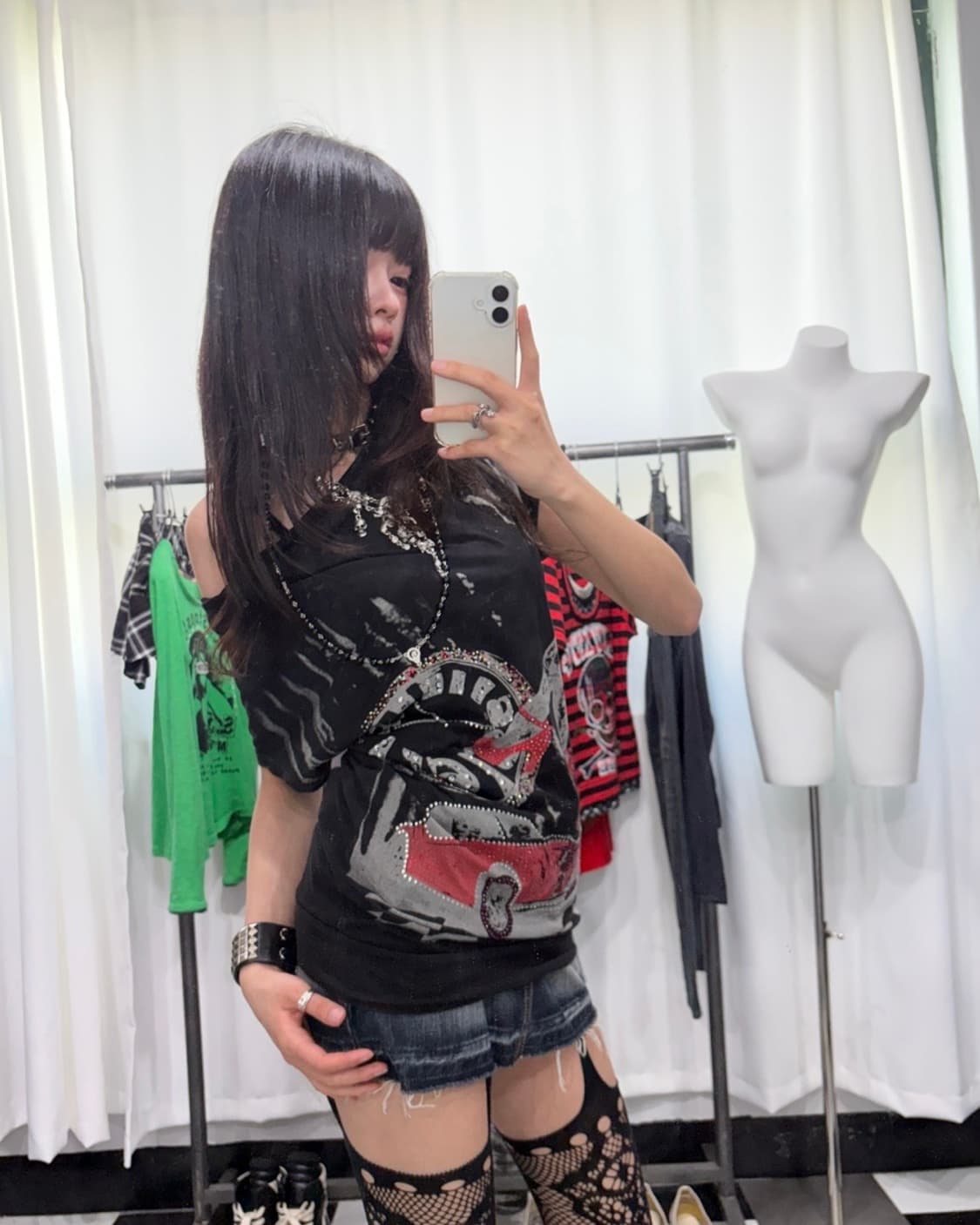 🎸블랙 디테일 티셔츠🎸 상품이미지4