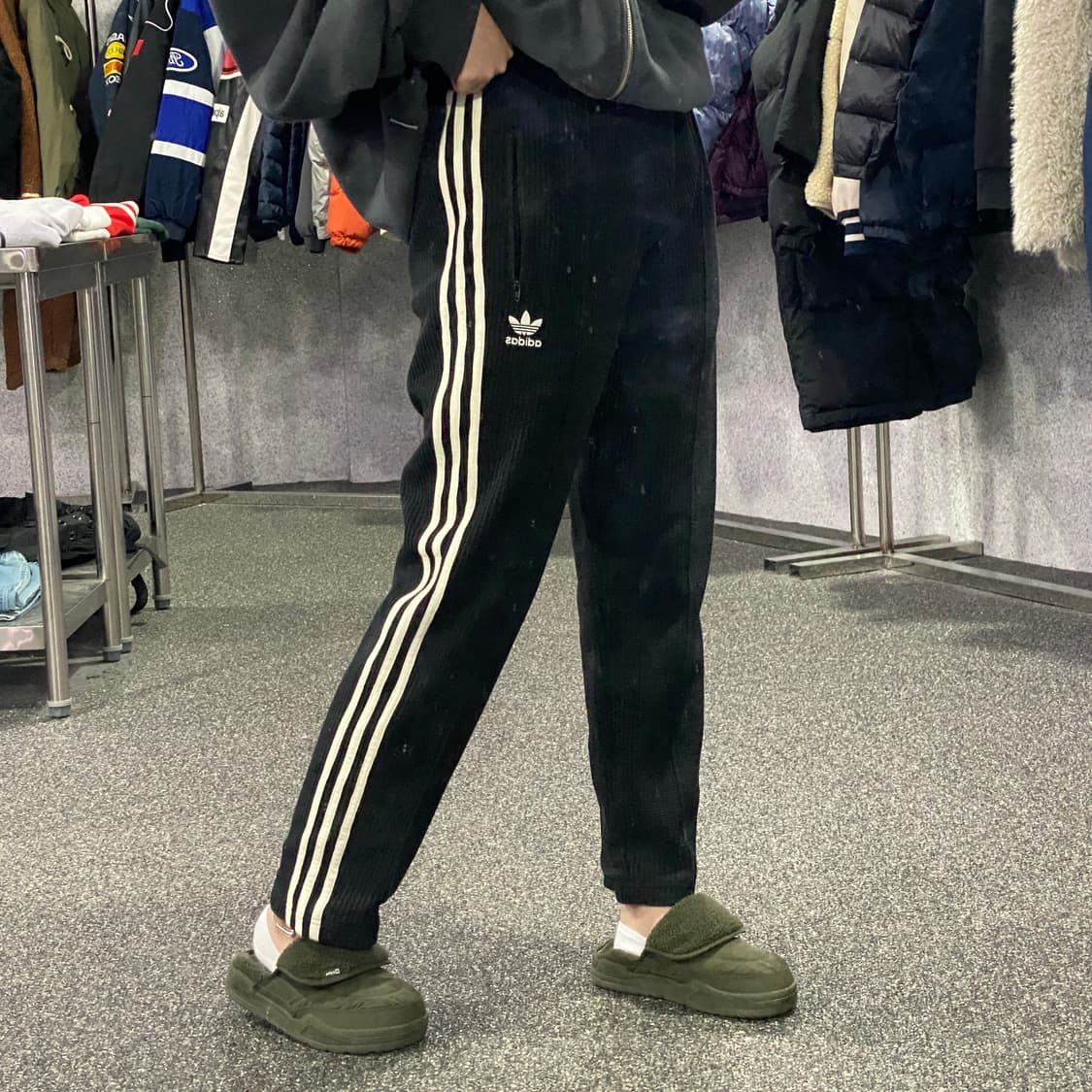 아디다스 와플 버켄바우어 블랙 트랙 팬츠 B3611 상품이미지2
