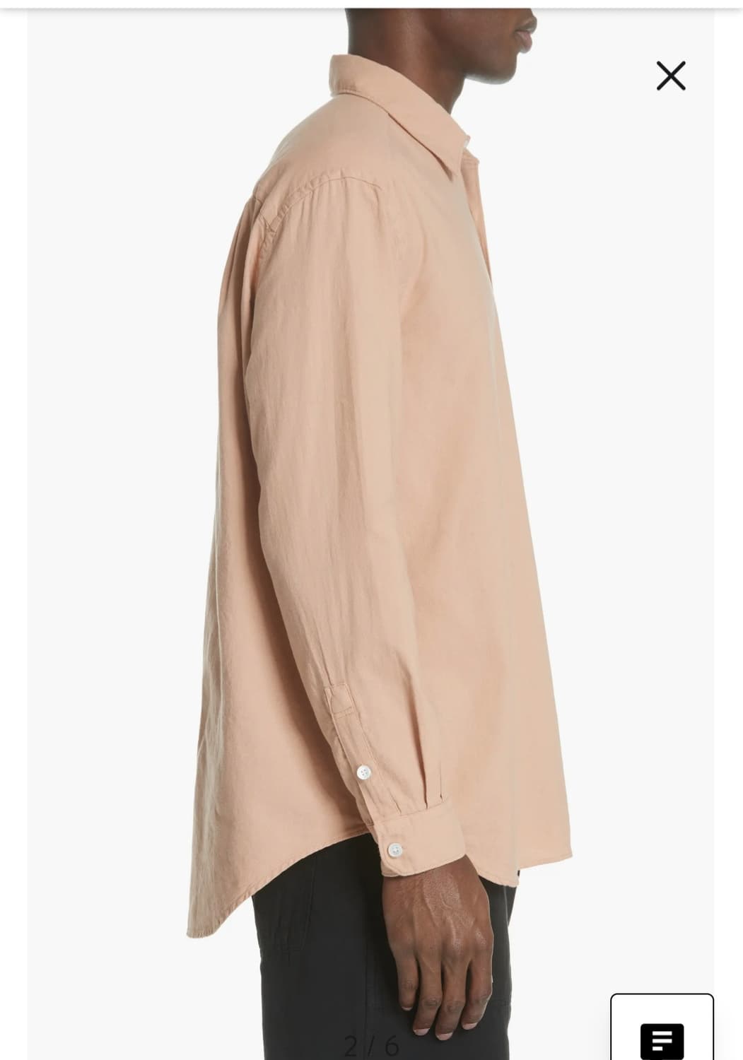 아워레가시 이니셜 셔츠 아프리콧 48 상품이미지7