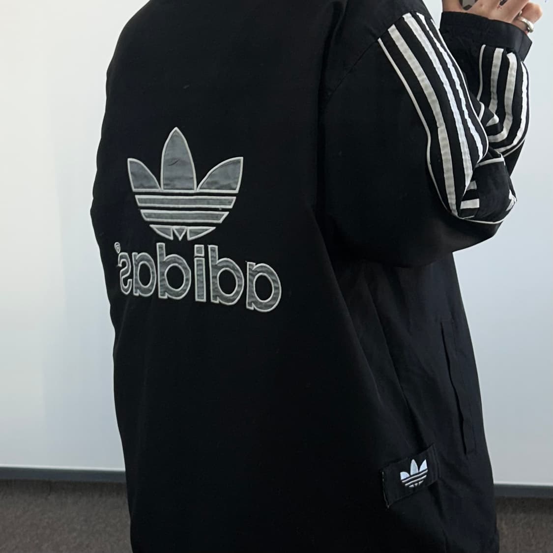 Adidas 아이다스 90s 빅파이어로고 누빔 점퍼 상품이미지2
