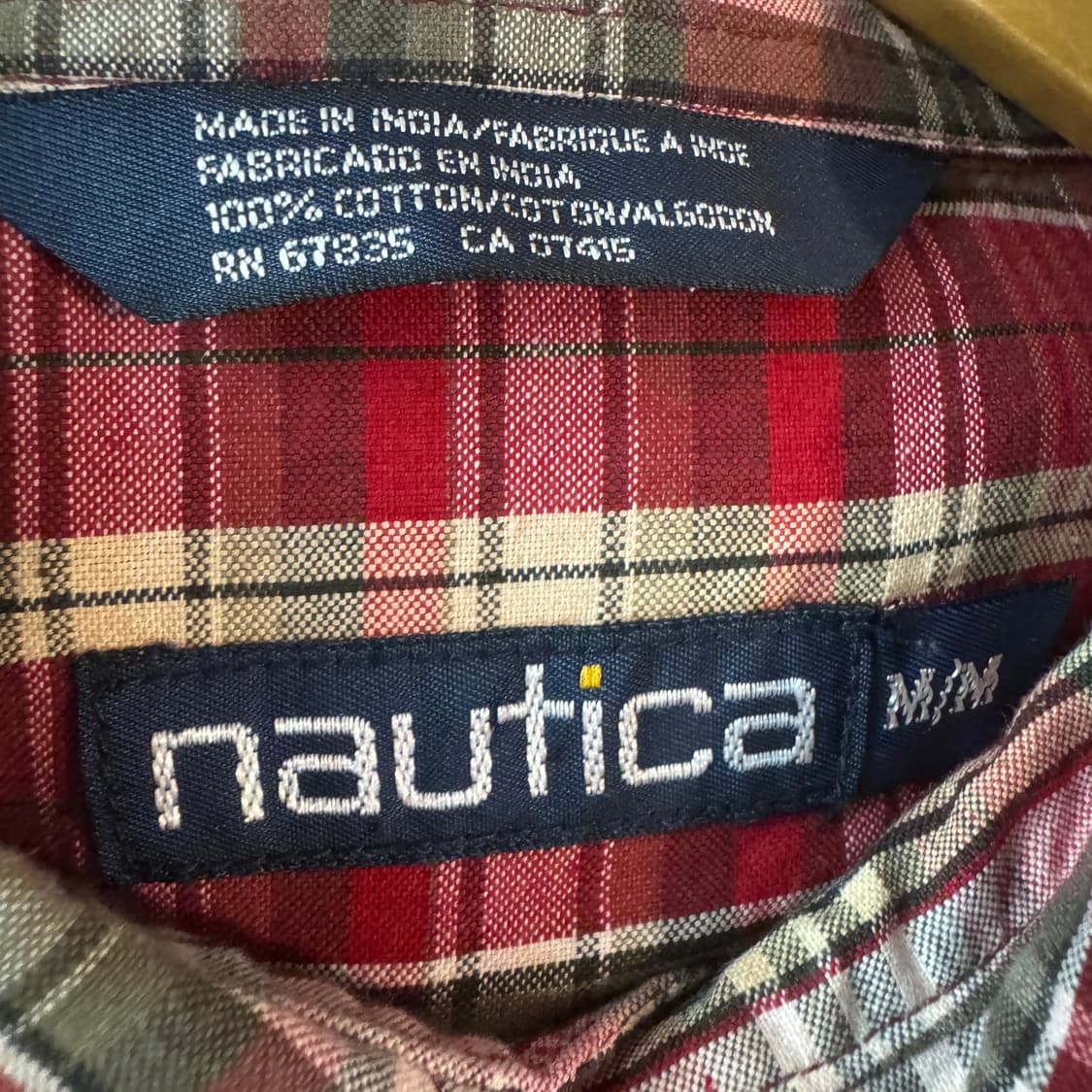 노티카 체크셔츠 M 상품이미지7