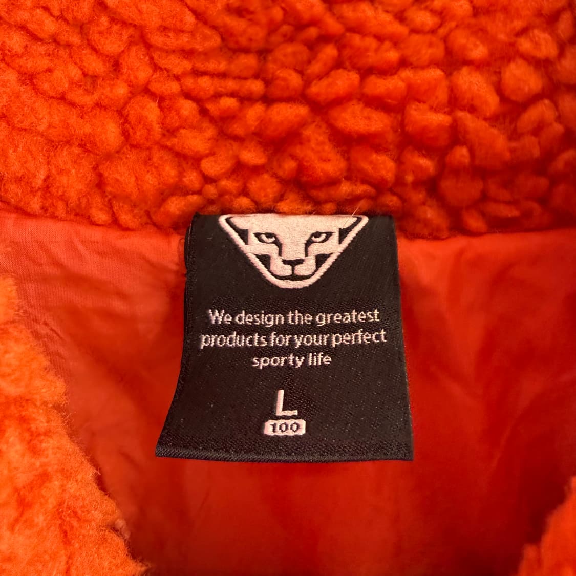 (L) 다이나핏 양털 플리스 자켓 오렌지 상품이미지3