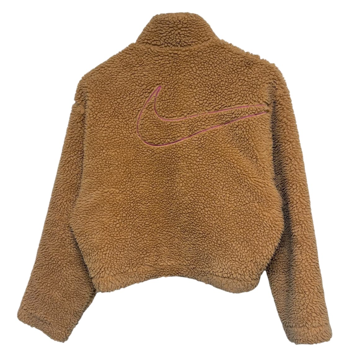 3711 나이키 뽀글이 빅로고 크롭 플리스 자켓 상품이미지2