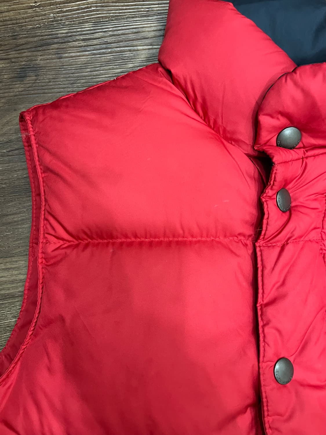 폴로 랄프로렌 빅포니 다운 푸퍼 베스트 패딩조끼 레드 상품이미지5