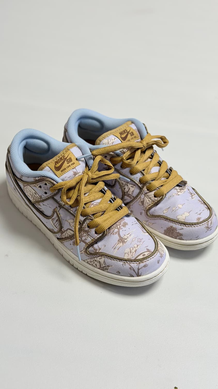 나이키 SB 프리미엄 덩크 파스토랄 프린트 스니커즈 255mm 실착 2회 상품이미지4