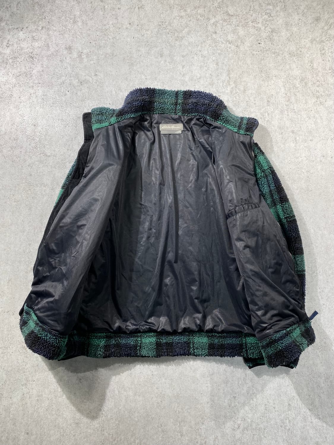 [2XL] Eddie Bauer 에디바우어 체크 플리스 자켓 상품이미지3